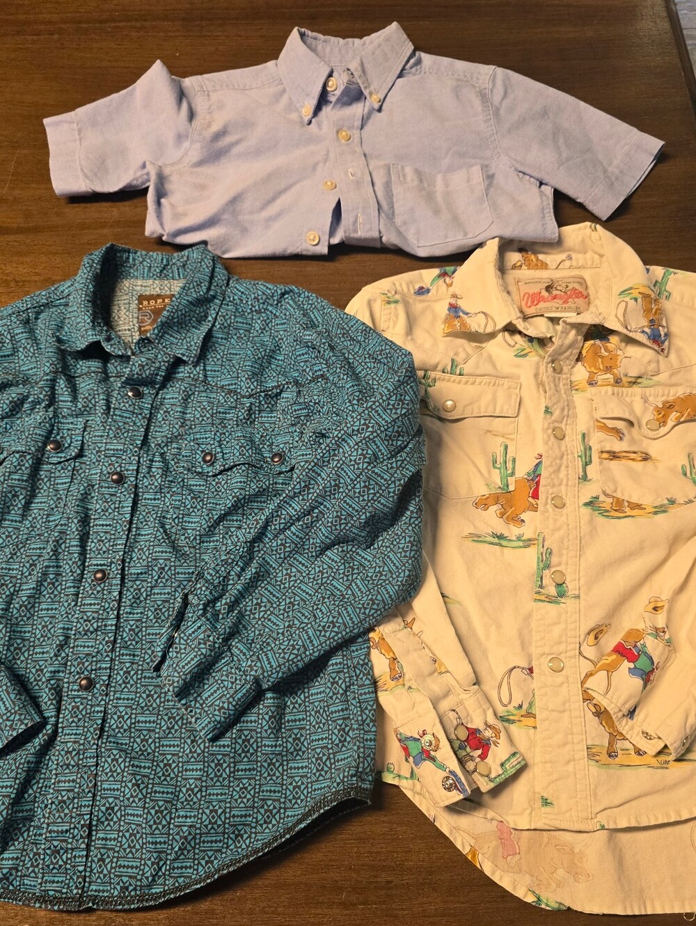 Boys Small Western Shirt Bundle